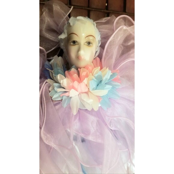 Vintage Fairy 20" Porcelain Bisque Doll Hand Painted Kingstate the Dollcrafter - Picture 2 of 8